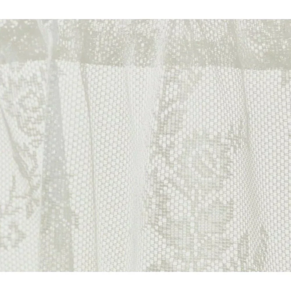 IKEA Lovely Classic White Alvine Spets 145 x 250cm Lace Net Curtains Sealed New